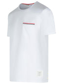 Thom Browne 'Rwb' White Cotton T Shirt