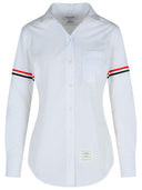 Thom Browne White Cotton Shirt