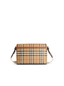 Burberry 'Note' Sac à bandoulière dans Briar Brown Cotton Blend