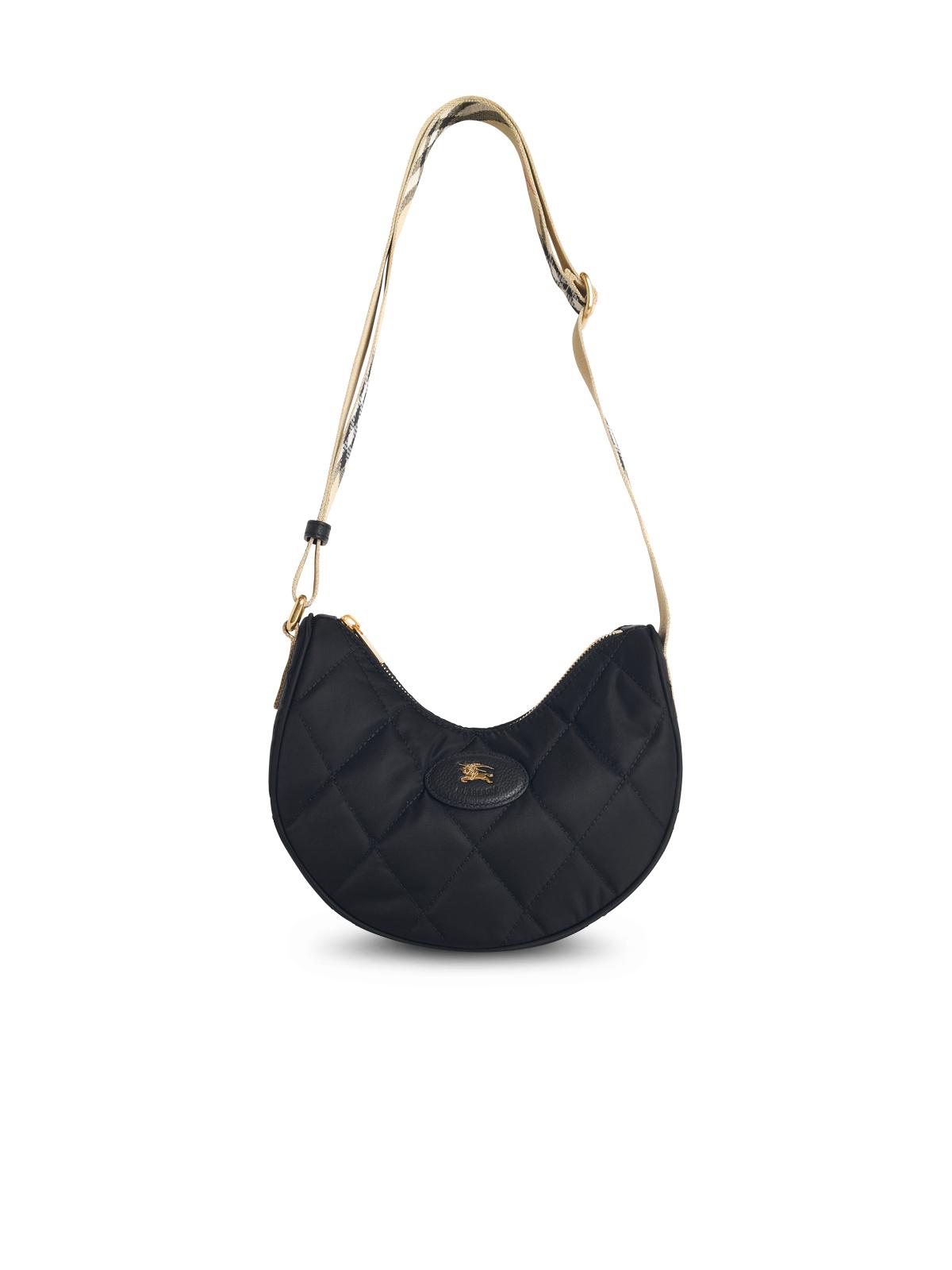 Burberry Black Horseshoe Shoulder Bag