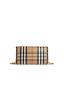 Burberry 'Highlands' Sand Cotton Blend Crossbody -portemonnee