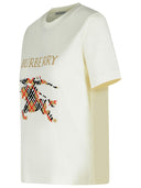 Burberry 'Frankie' Ivory Cotton T Shirt