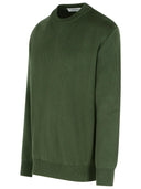 Maglione in cotone verde Golden Goose