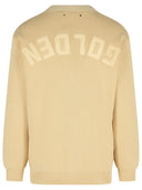 Golden Goose Cardigan in Beige Cotton Blend