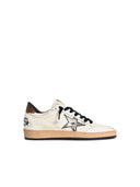 Golden Goose 'Ball Star' White Lear Sneakers