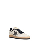 Golden Goose 'Ball Star' White Lear Sneakers