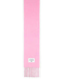 Acne Studios Pink Alpaca And Wool Blend Scarf