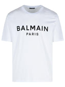 Balmain wit katoenen t -shirt