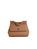 Dolce & Gabbana 'Sicily' Camel Lear Bag