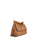 Dolce & Gabbana 'Sicily' Camel Lear Bag