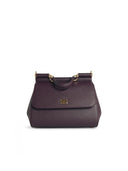 Dolce & Gabbana Large 'Sicily' Handbag In Must Coloured Calf Lear