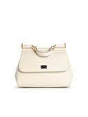 Dolce & Gabbana 'Sicily' White Lear Bag