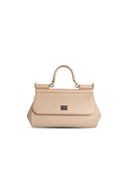 Dolce & Gabbana Small 'Sicily' Pink Lear Bag