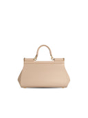 Dolce & Gabbana Small 'Sicily' Pink Lear Bag