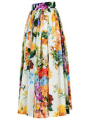 Dolce & Gabbana 'Fiorata' Multicolor Cotton Skirt