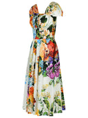 Dolce & Gabbana 'Fiorato' Multicolor Cotton Dress