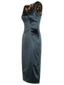 Dolce & Gabbana Dress In Black Acetate Blend