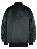 Dolce & Gabbana Black Polyester Bomber Jacket
