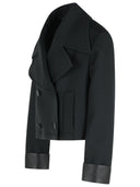 Dolce & Gabbana Black Virgin Wool Blend Jacket