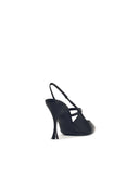 Dolce & Gabbana Black Lear Slingbacks