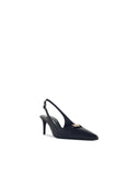 Dolce & Gabbana Black Lear Slingbacks