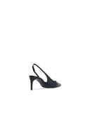 Dolce & Gabbana Black Lear Slingbacks