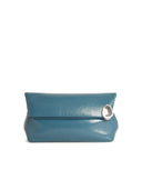 Jil Sander 'Jewel' 'Ocean' Lear Clutch