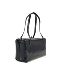 Jil Sander Small 'Goji Pillow' Black Lear Bag