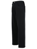 Mm6 Maison Margiela Black Cotton Track Pants