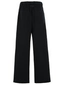 Mm6 Maison Margiela Black Cotton Track Pants