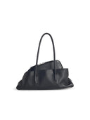 Attico 'La Passeggiata' Small Black Lear Bag
