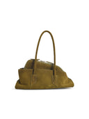 Attico Small 'La Passeggiata' Khaki Lear Bag