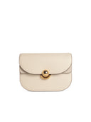 Furla 'Sfera' Small Cream Lear Crossbody Borsa