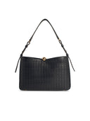 Furla Large 'Sfera Soft' Black Lear Bag