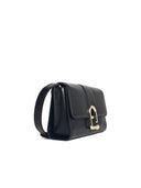 Furla 'Urban S'Black Lear Crossbody Bag