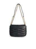 Furla '1927' Small Black Lear Crossbody Bag