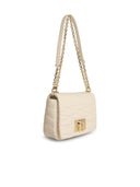 Furla '1927' Small Crossbody Bag In Cream Lear