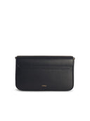 Furla 'Iride' Small Black Lear Crossbody Bag