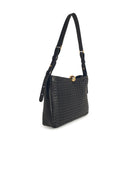 Furla 'Sfera Soft' Medium Black Lear Crossbody Bag