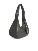 Ganni 'Bou' Medium Bag In Grey Lear Blend