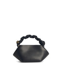 Ganni 'Bou' mini -tas in Black Lear Blend