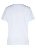 Ganni White Cotton T Shirt