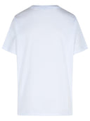 Ganni wit katoenen t -shirt