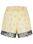 Ganni gule viskoseshorts
