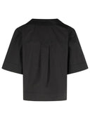 Chemis noir Ganni en coton stretch