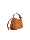 Jw Anderson Small 'Corner' Caramel Suede Bag