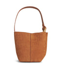 JW Anderson 'esquina' Bolsa de gamuza marrón