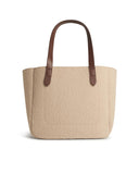 JW Anderson Belt Tote Beige Gotowana wełniana torba na ramię