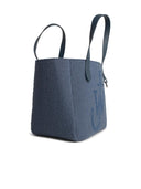 JW Anderson Belt Tote Blue Book Wool Schoudertas