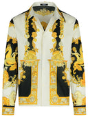 Versace 'Coral Atre' Ivory Cotton Shirt